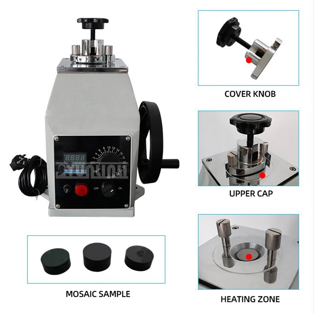 XQ-2B Metallographic Sample Mounter 45*18mm Metallographic inlay with timing thermostat machine 220V/50HZ