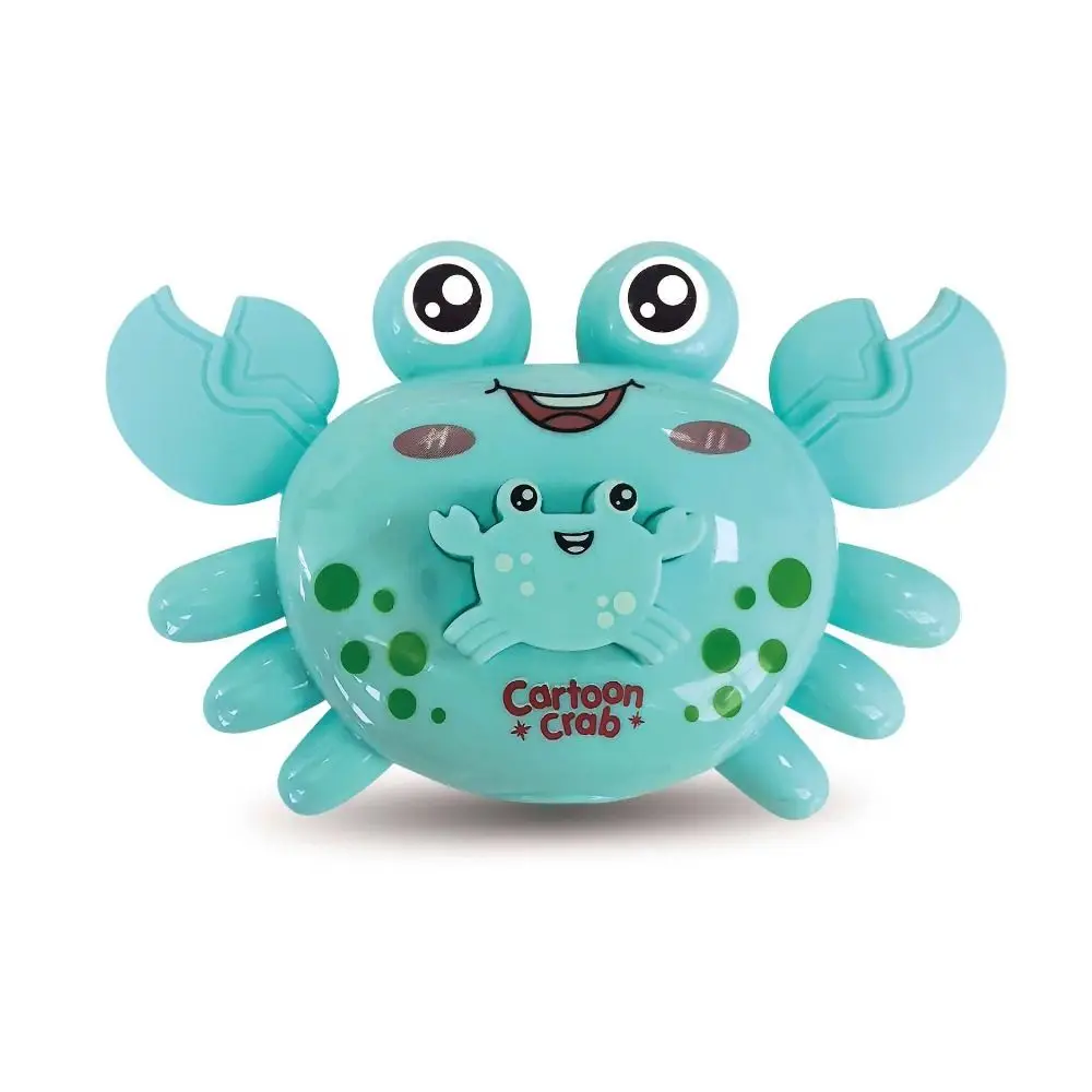 Automodel Druk op Kruipen Uurwerk Speelgoed Trek Cartoon Krab Speelgoed Wind Up Nieuwigheid Kruipende Krab Babyspeelgoed
