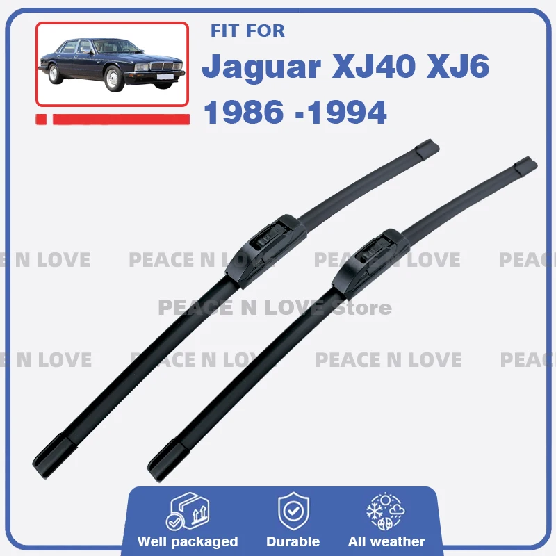 الممسحة الأمامية لجاكوار XJ40 XJ6 1986 - 1994 الزجاج الأمامي فرش اكسسوارات السيارات 1987 1988 1989 1990 1991 1992 1993