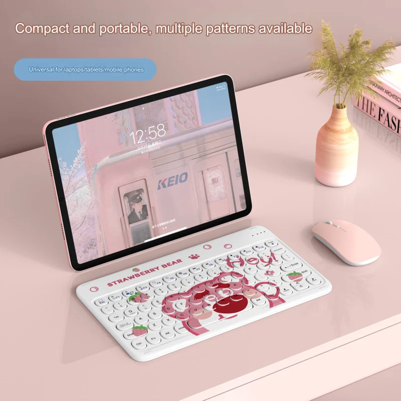 Clavier Bluetooth sans fil Disney Stitch Toy Story, Lotso StellaLou, Anime Office, IPAD silencieux, ensemble clavier et souris, cadeau d'anniversaire