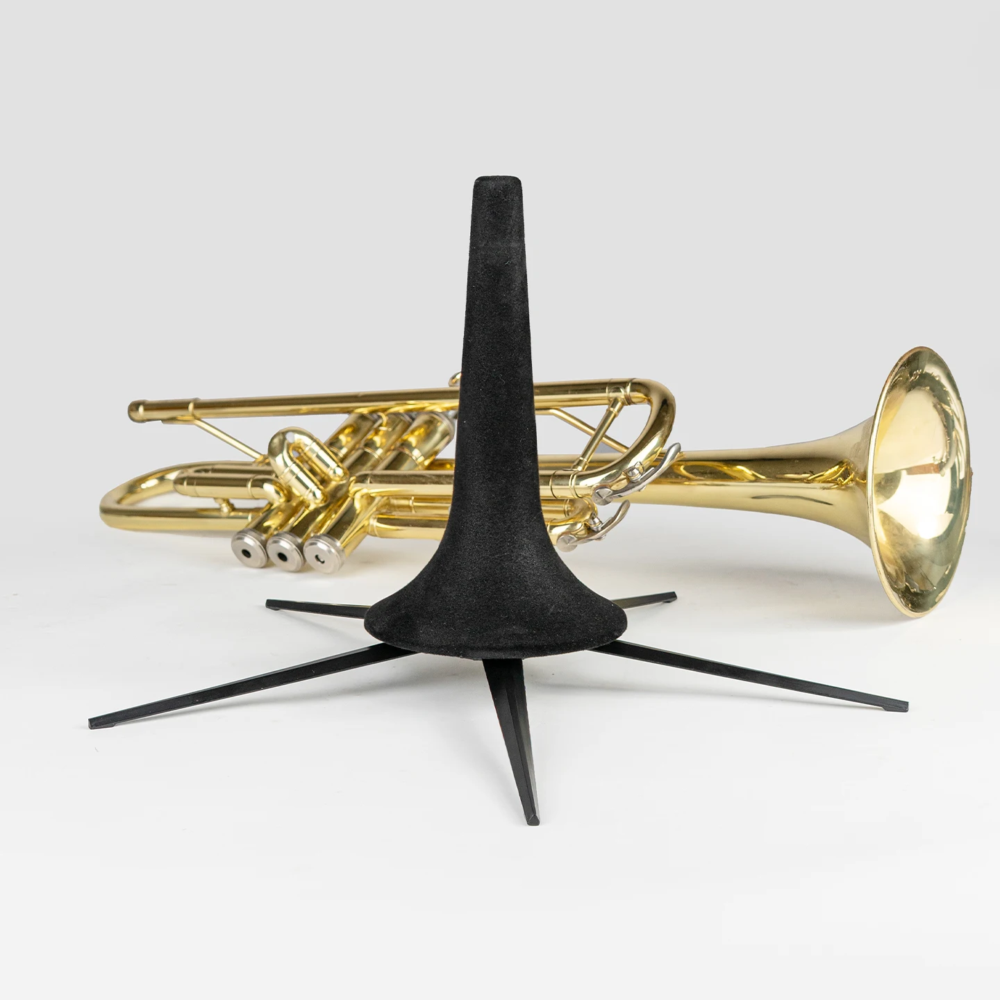 

B-Flat Trumpet Instrument Stand Trumpet Rack Display Stand Portable Foldable Can Be Put into the Trumpet Instrument Bell Mouth
