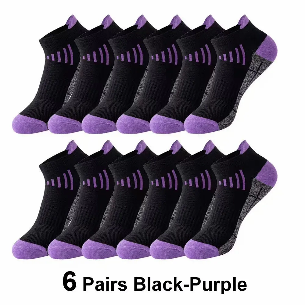6/12 Paar neutrale, einfarbige Low-Top-Sportsocken für Frühling und Sommer, schweißabsorbierend, atmungsaktiv, bequem, für alle Jahreszeiten geeignet – Detail 24