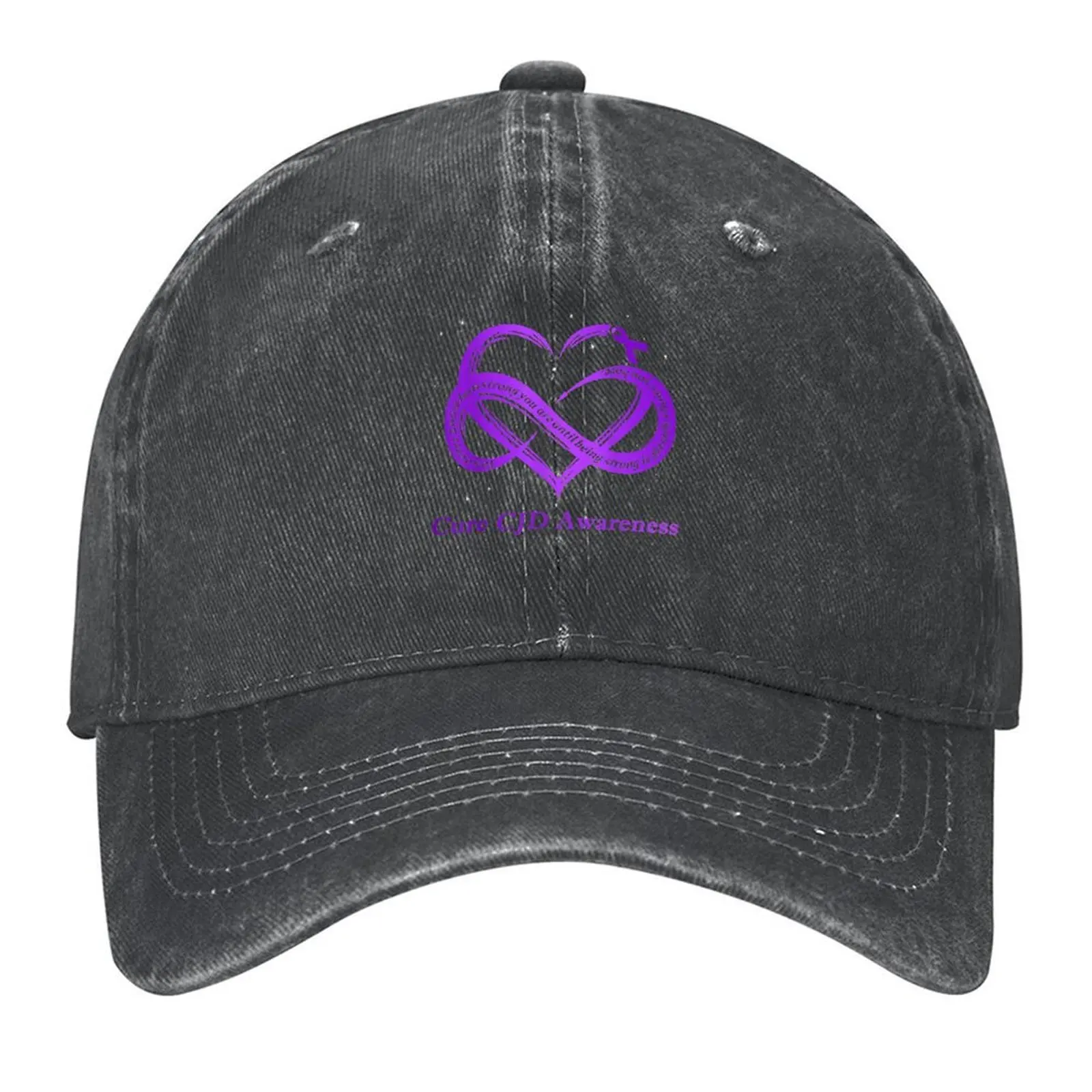 

I Wear Purple For Cure CJD Awareness Warrior Baseball Cap custom caps luxury woman cap western Hat Boy Women's