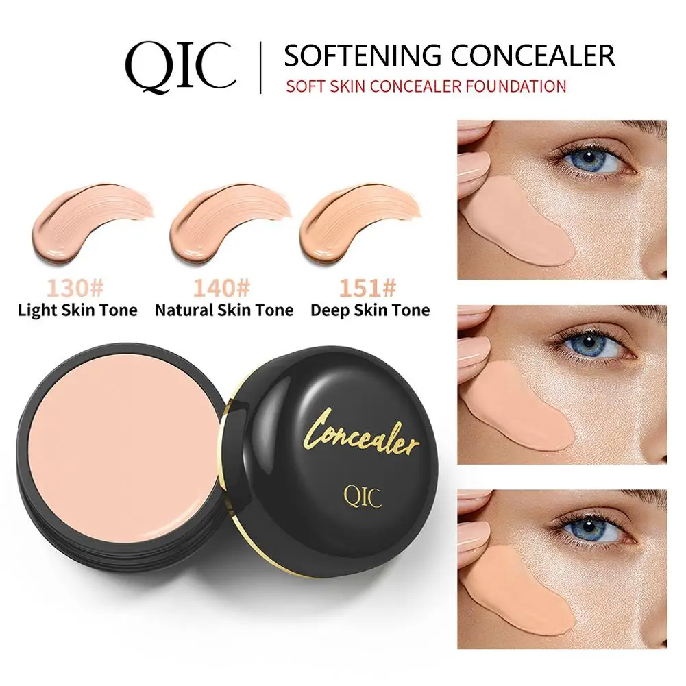 メイクアップ顔の輪郭コンシーラークリームフルカバレッジ防水ファンデーション持続明るくする BB クリームにきび跡ダークサー G3U2