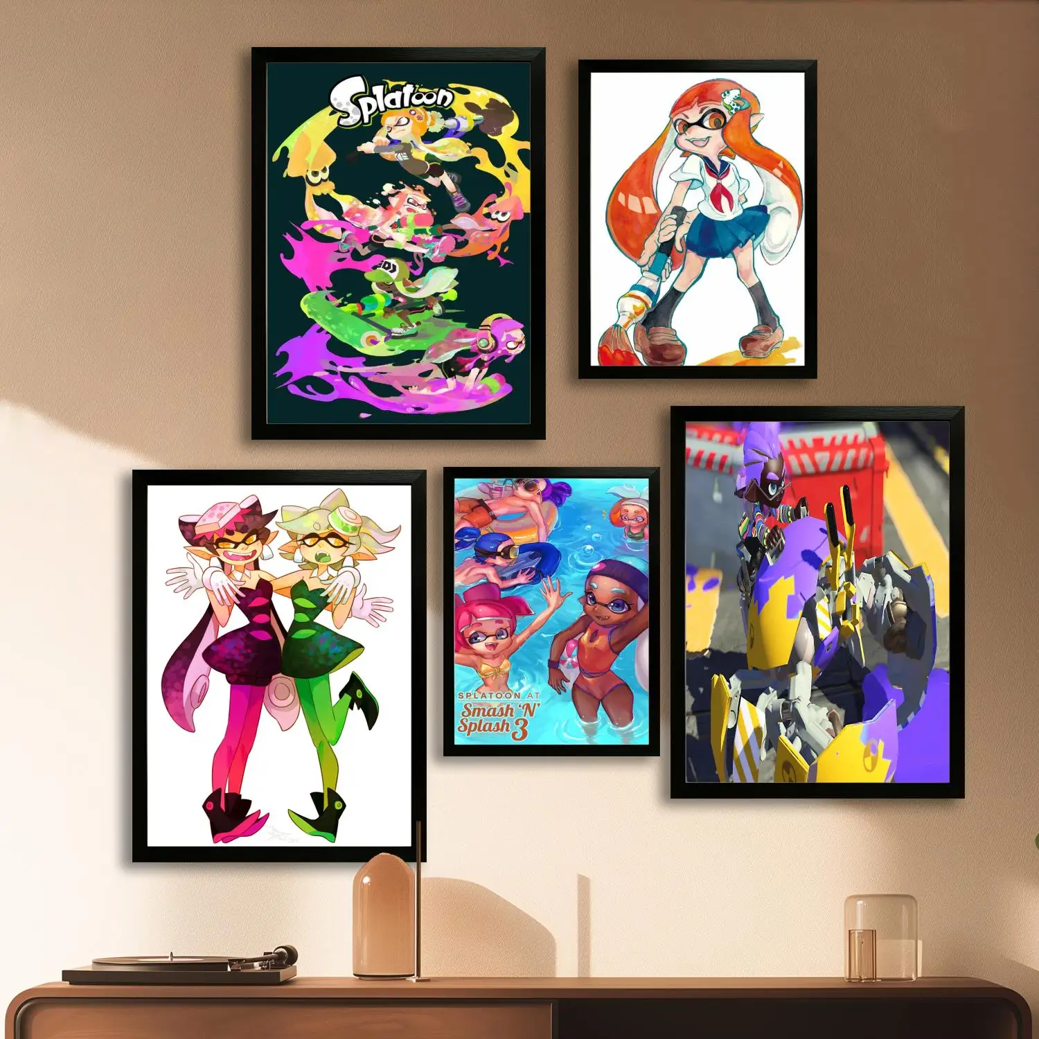 splatoon game Canvas Art Poster, Wall Art Picture Print, Modern Family Bedroom Decor Posters,Decorative painting