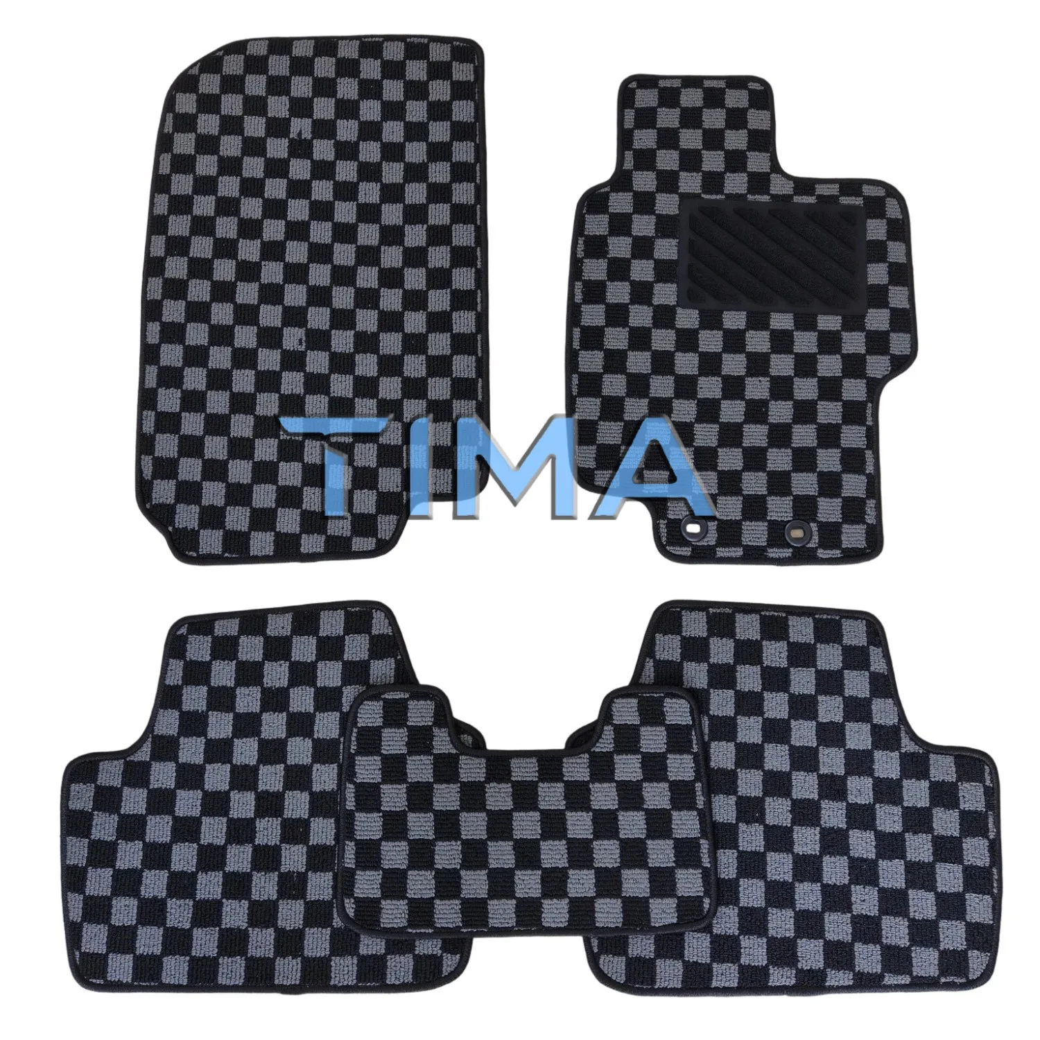 5PCS Motorsport style floor mats For Honda Accord CL7 Seventh-generation Accord Right Hand Driveor