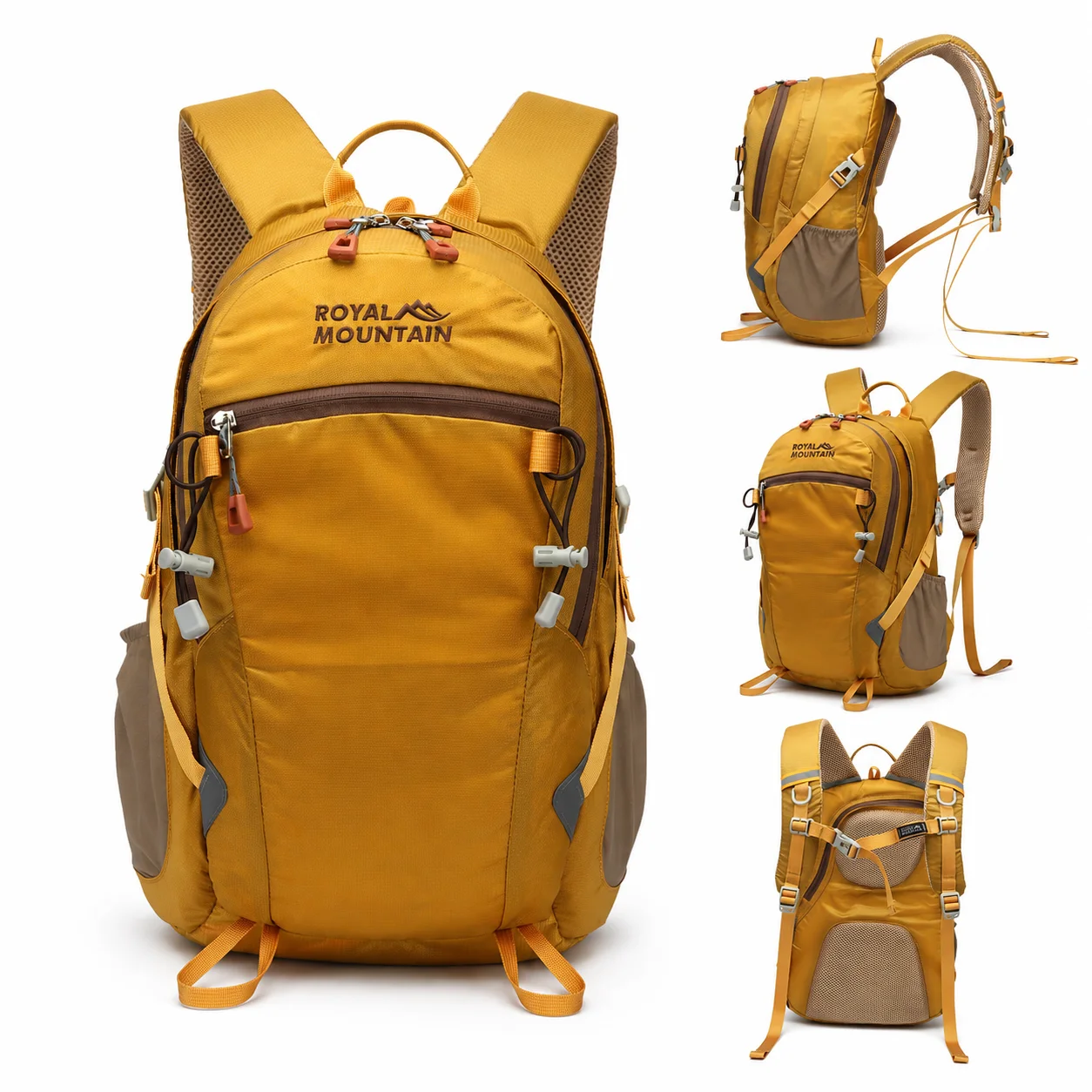 Royal Mountain 20L Hiking Backpack Lightweight 210D Nylon Daypack with Rain Cover for Outdoor Trekking Travel Women