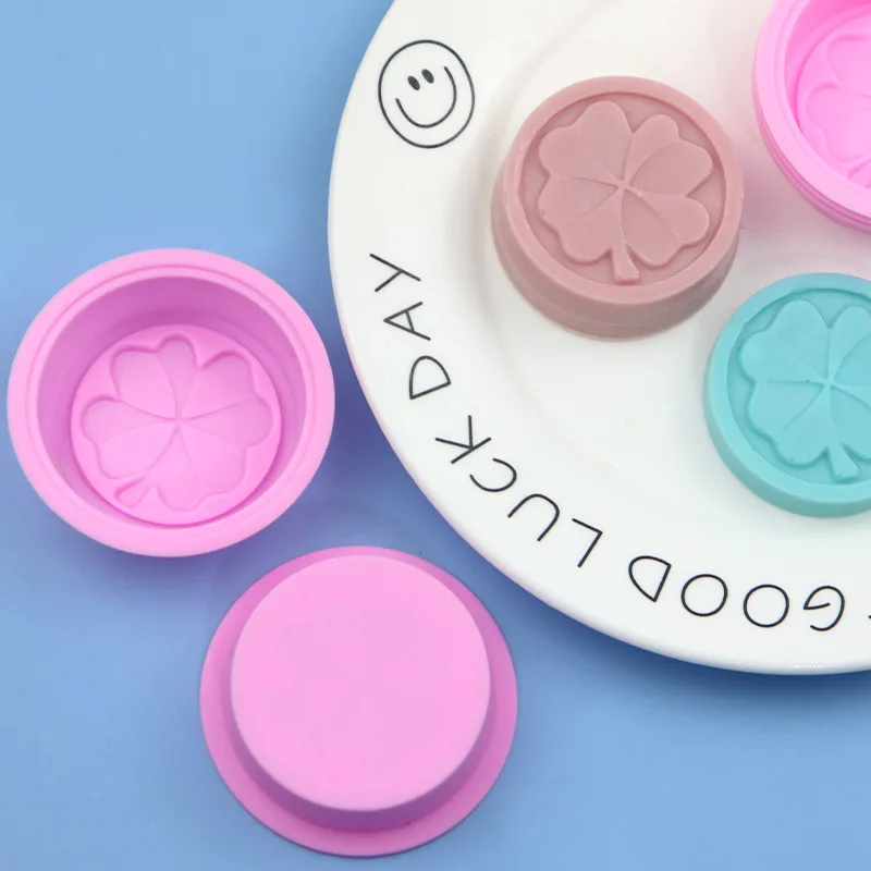 Round Small Silicone Cake Mold Handmade Soap Touch 555