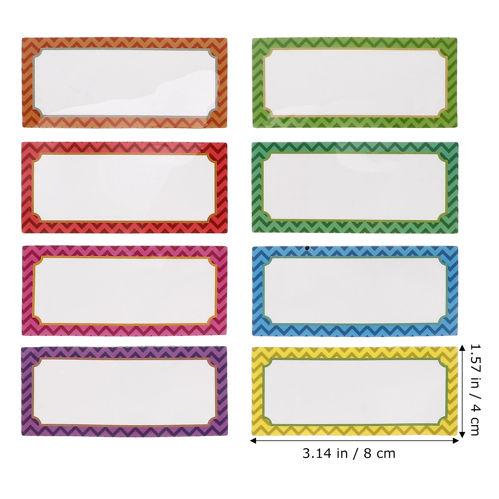 

16 Pcs Name Tag Magnetic Labels for Whiteboard Folder Classroom Pet Rewritable Film Magnets