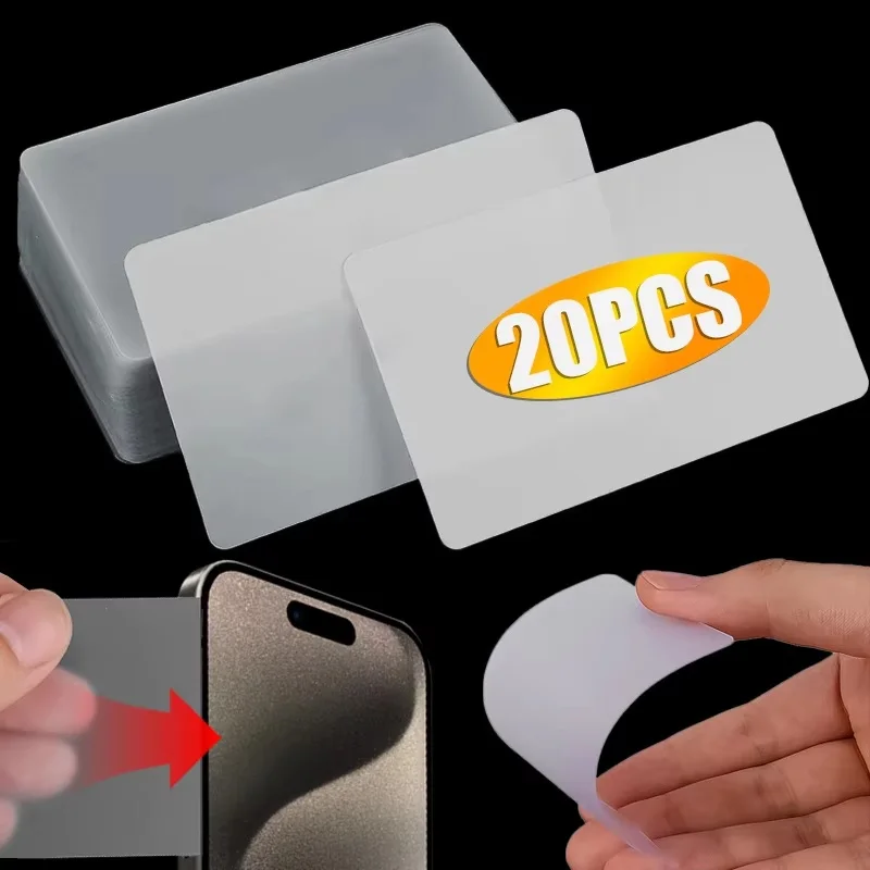 

10-20Pcs Phone Plastic Card Ultra Thin Flexible Pry Opening Scraper Clear Screen Opener For Mobile Phone Tablet LCD Repair Tools