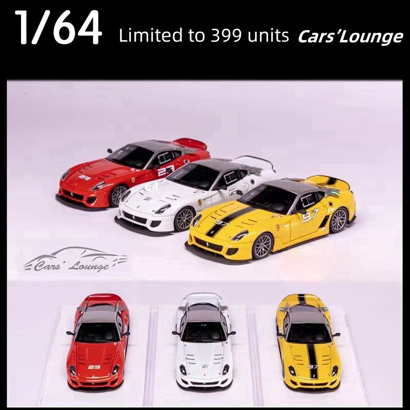 1:64 Prying Horse 599XX resin car model resin miniature simulation car model,adult ornaments,boys toys,children's birthday gifts