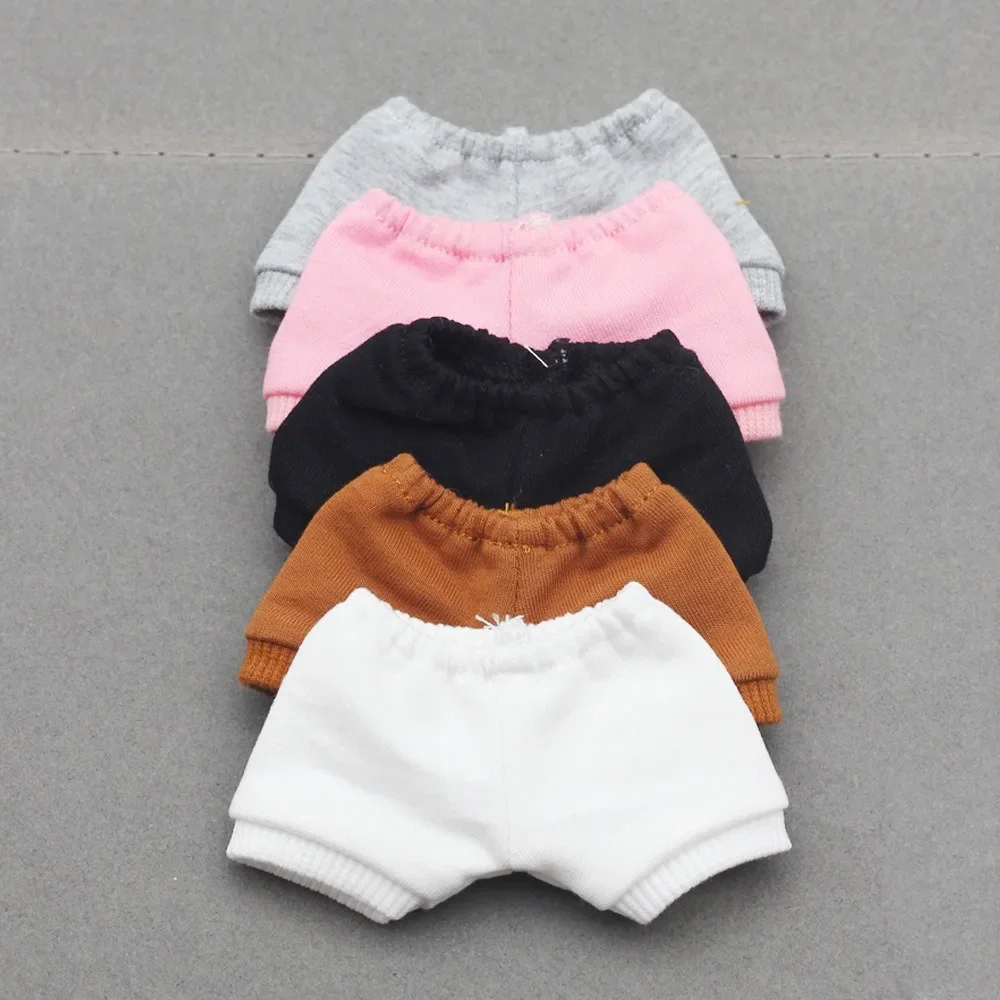 Accessoires de poupée 17cm, short remplaçable en vinyle, short en Denim, tenues, jouet pour enfants, accessoires Ropa Labubu