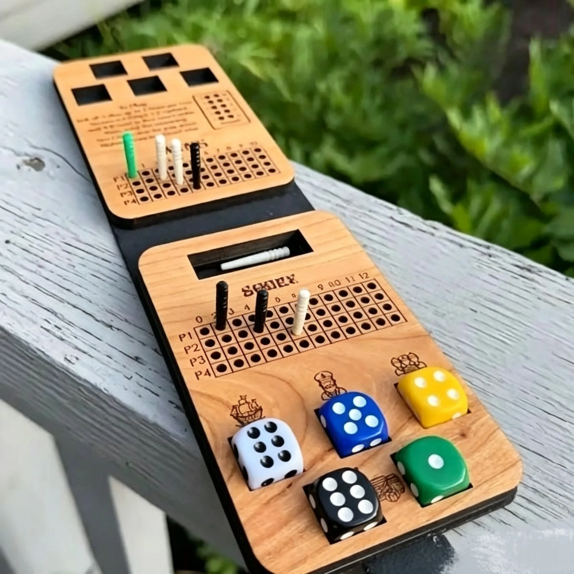 2027New Cross-Border Popular Fun Hot Sale Crew Travel Dice Game Ship Captain Crew Dice Game