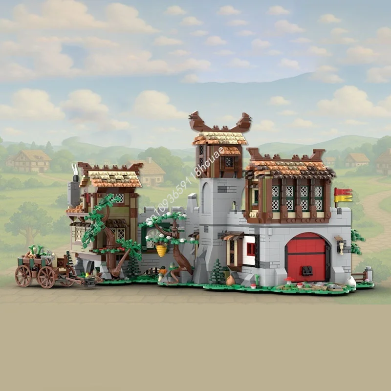 2522 個 MOC 中世の商人アイコンモデルビルディングブロック建設 DIY クリエイティブクリスマスギフトレンガ子供のおもちゃ誕生日