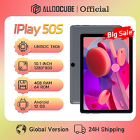 ALLDOCUBE iPlay 50S Tablet 10.1 Inch UNISOC T606 4GB RAM 64/128GB ROM Android 12 6000mAh Battery 4G LTE&Wi-Fi Special Price Sale