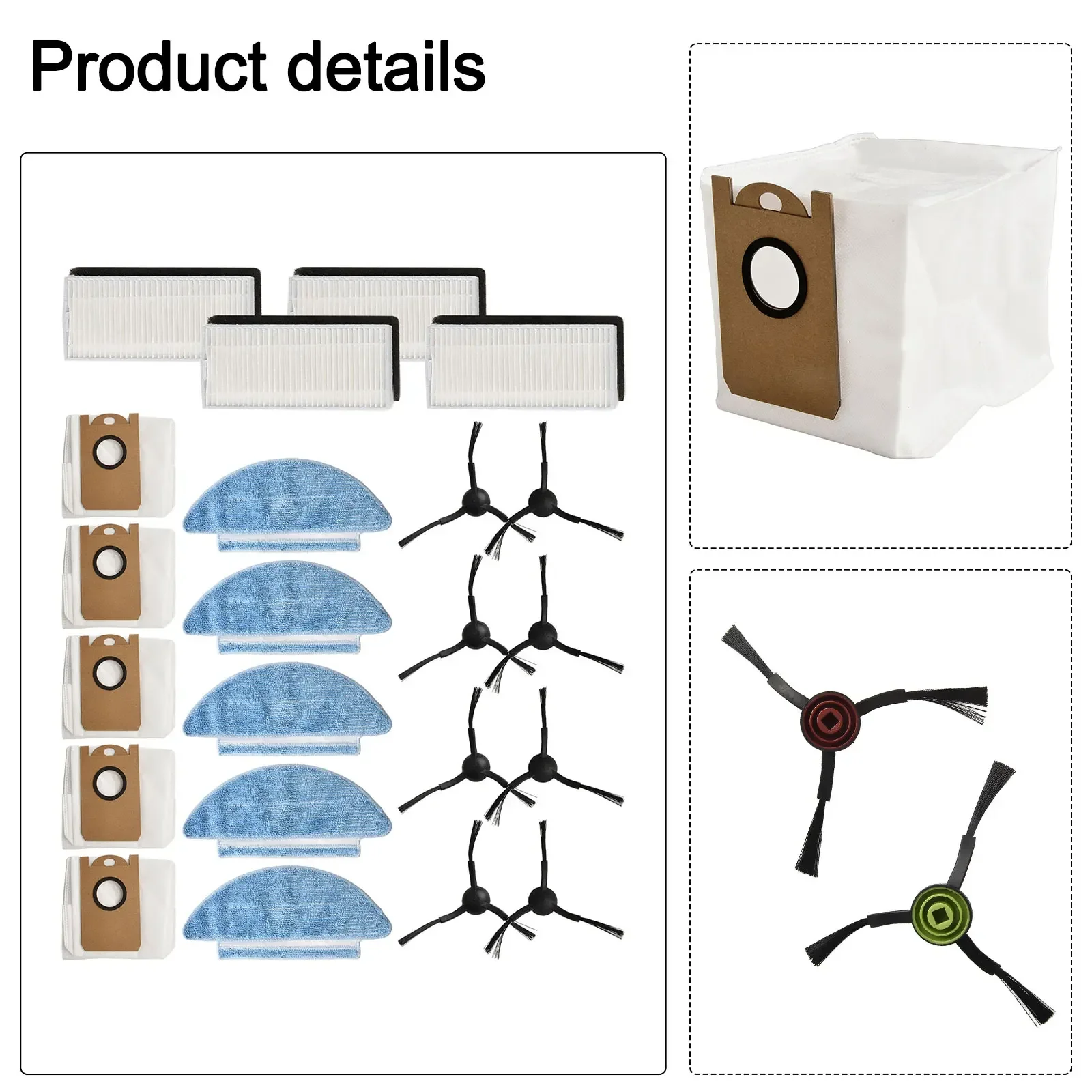 

Cleaning Accessories Filter Mop Cloth Home Cleaning For MD 11415 For MD 11500 Hygienic Cleaning For Medion Vacuum Cleaner