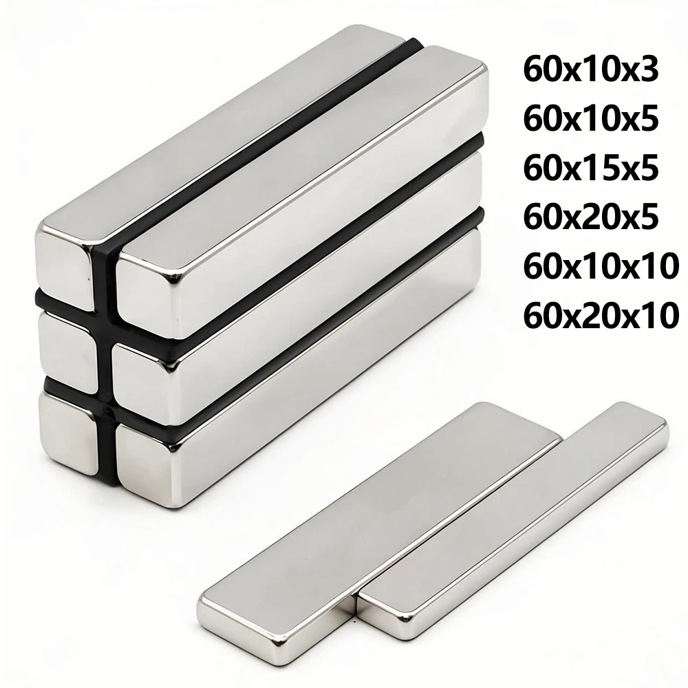 Super Powerful Small Neodymium Magnet Block N35 NdFeB Strong Permanent Magnetic imanes for Refrigerator Office Magnets