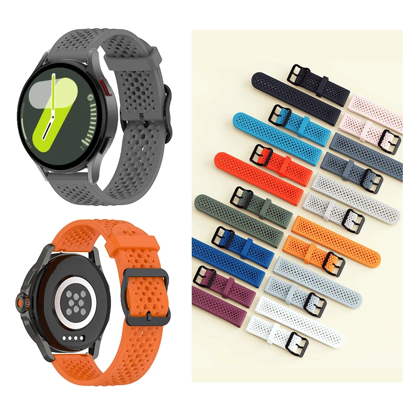 

20mm Outdoor Sports Strap Band For Samsung Galaxy Watch 7 / FE / 6 / 5 / 5pro / 4 40mm 44mm / Watch6 Classic