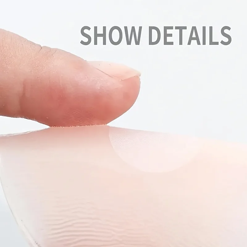 12Pcs Silicone Nipple Covers, Reusable Breast Pasties for Women, Invisible Chest Pads for Backless Dresses & Bathing Suits