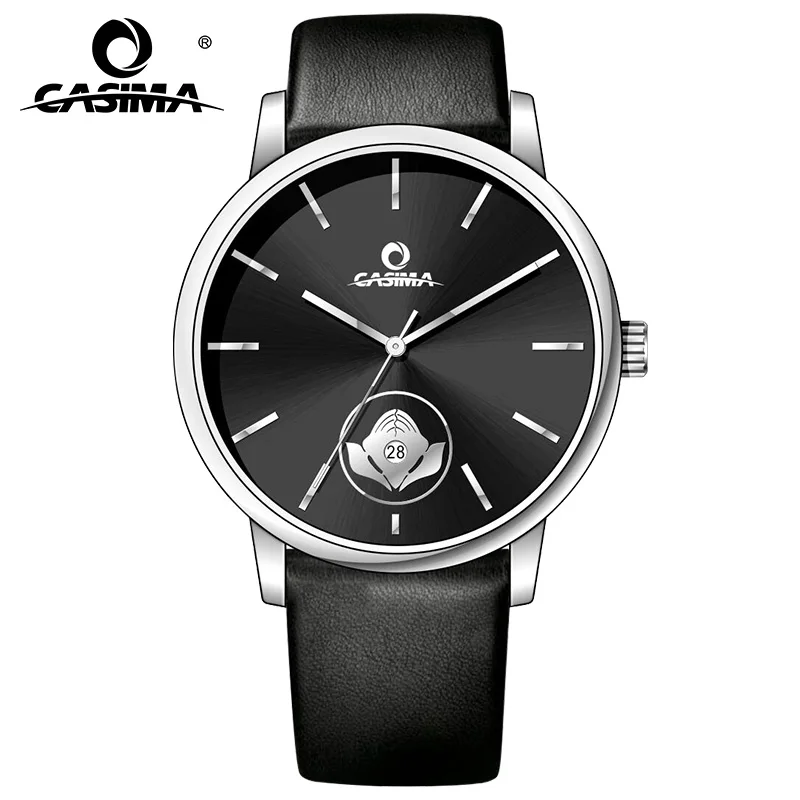 CASIMA Couple Watches 50m Waterproof Silicone Strap Luminous Quartz Sport Watch for Men & Women CR-5137/CR-5138-992