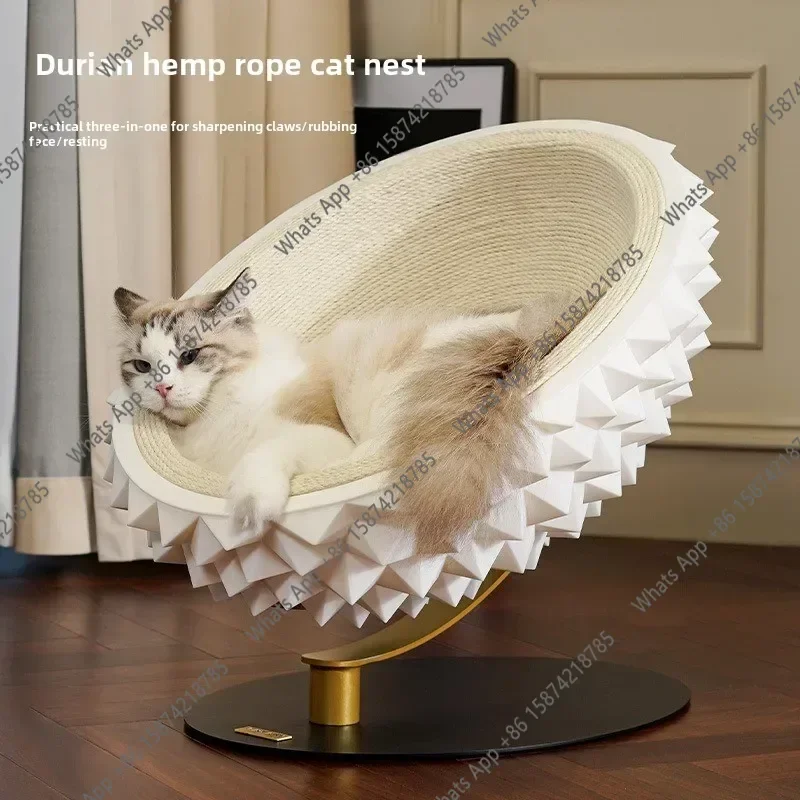 

O B Durian Cat Litter Cat Scratching Board Grinding Claw Cat Rocking Chair Pet Products Nest Oversized Sisal Scratchers Furnitur