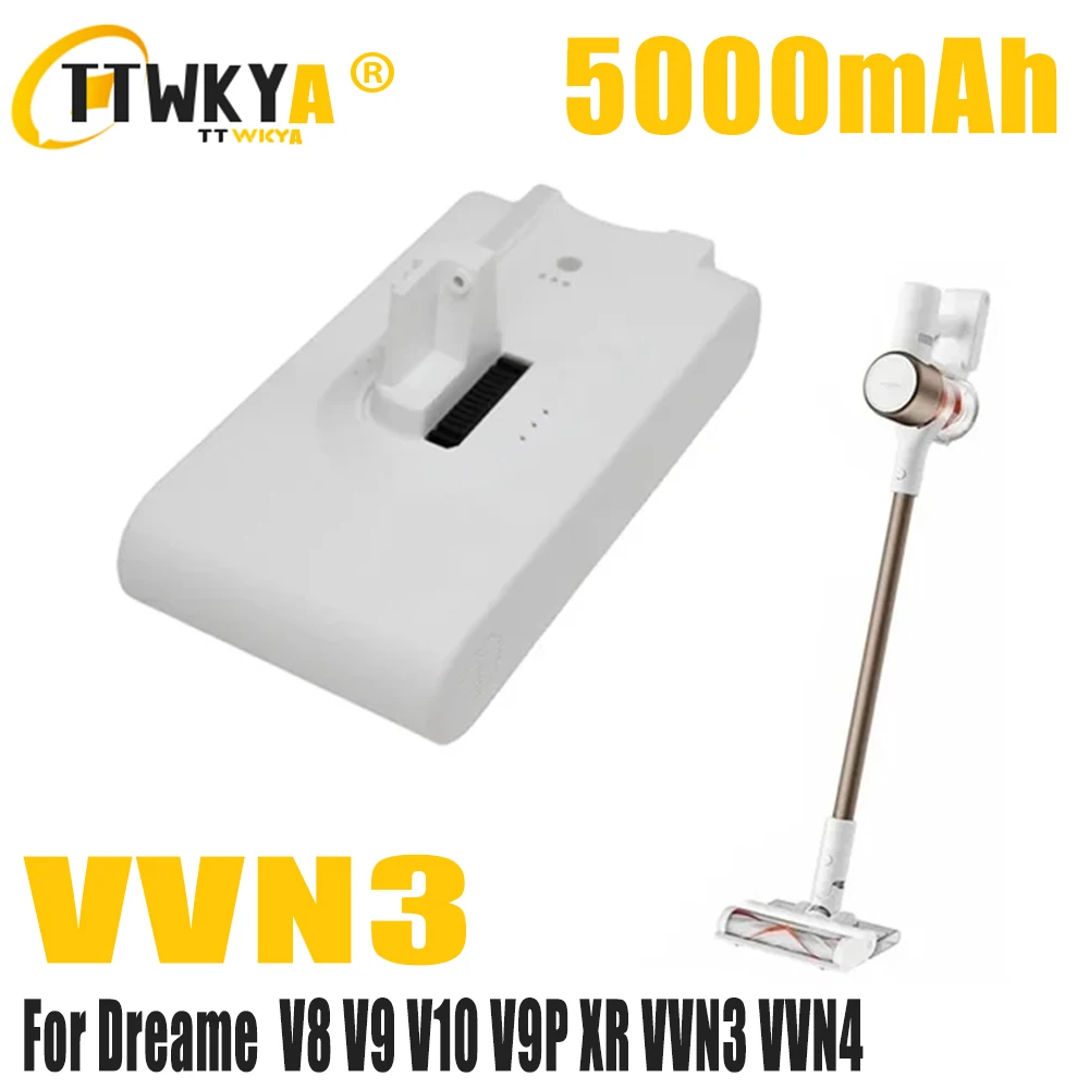 

25.2V 5000mAh for Xiaomi Mijia Vacuum Cleaner V8 V9 V9B V9P V10 VVN3 VVN4 Dreame Vacuum Cleaner 18650 Li Ion Battery Pack