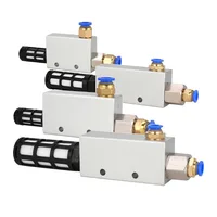 Generador de vacío CV-10HS 15HS 20HS 25HS con conector ventosa válvula de vacío de Control de aire de presión neumática negativa
