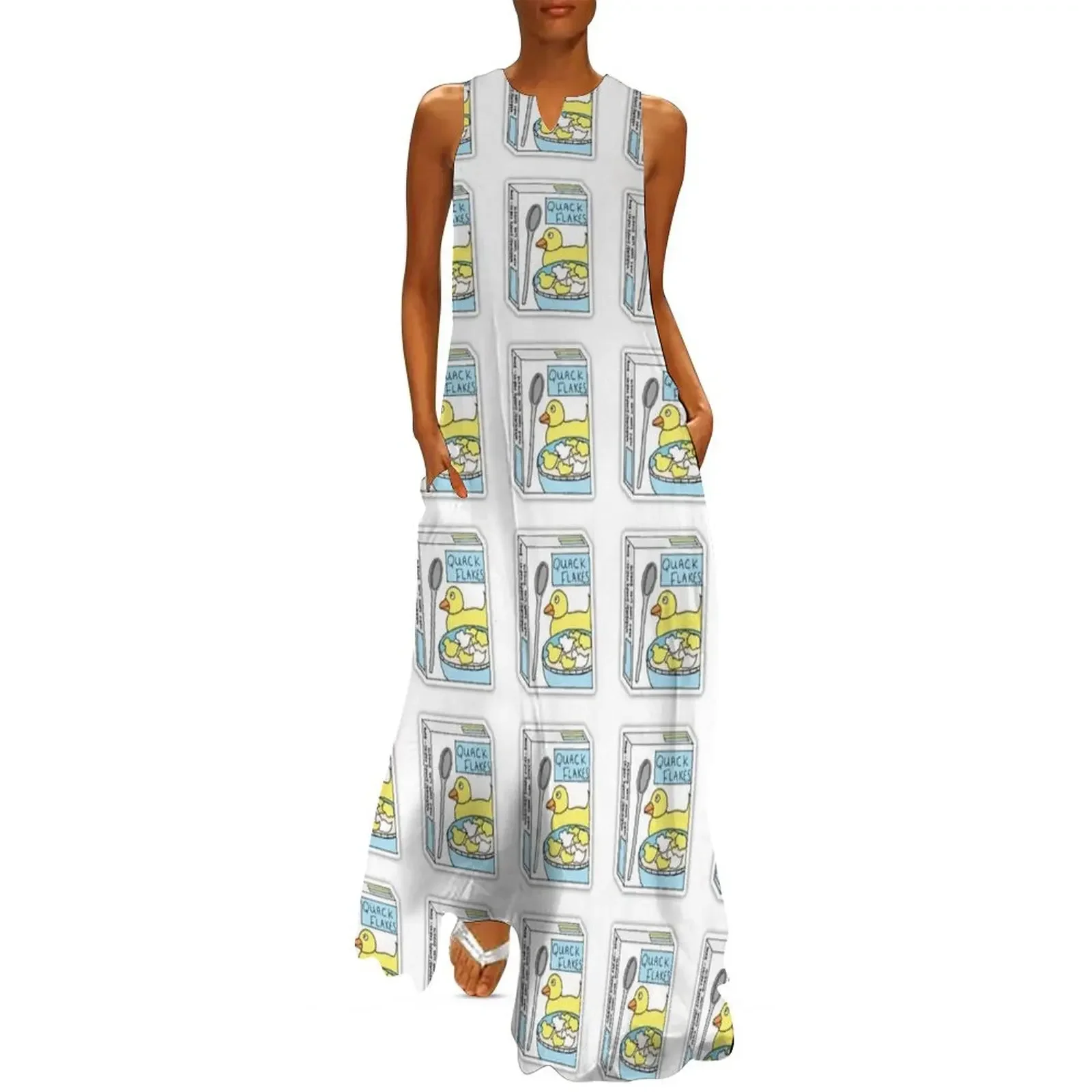 

Quack Flakes - The New Cornflakes Long Dress women dress elegant women's sets evening dresses women women dresses Dress