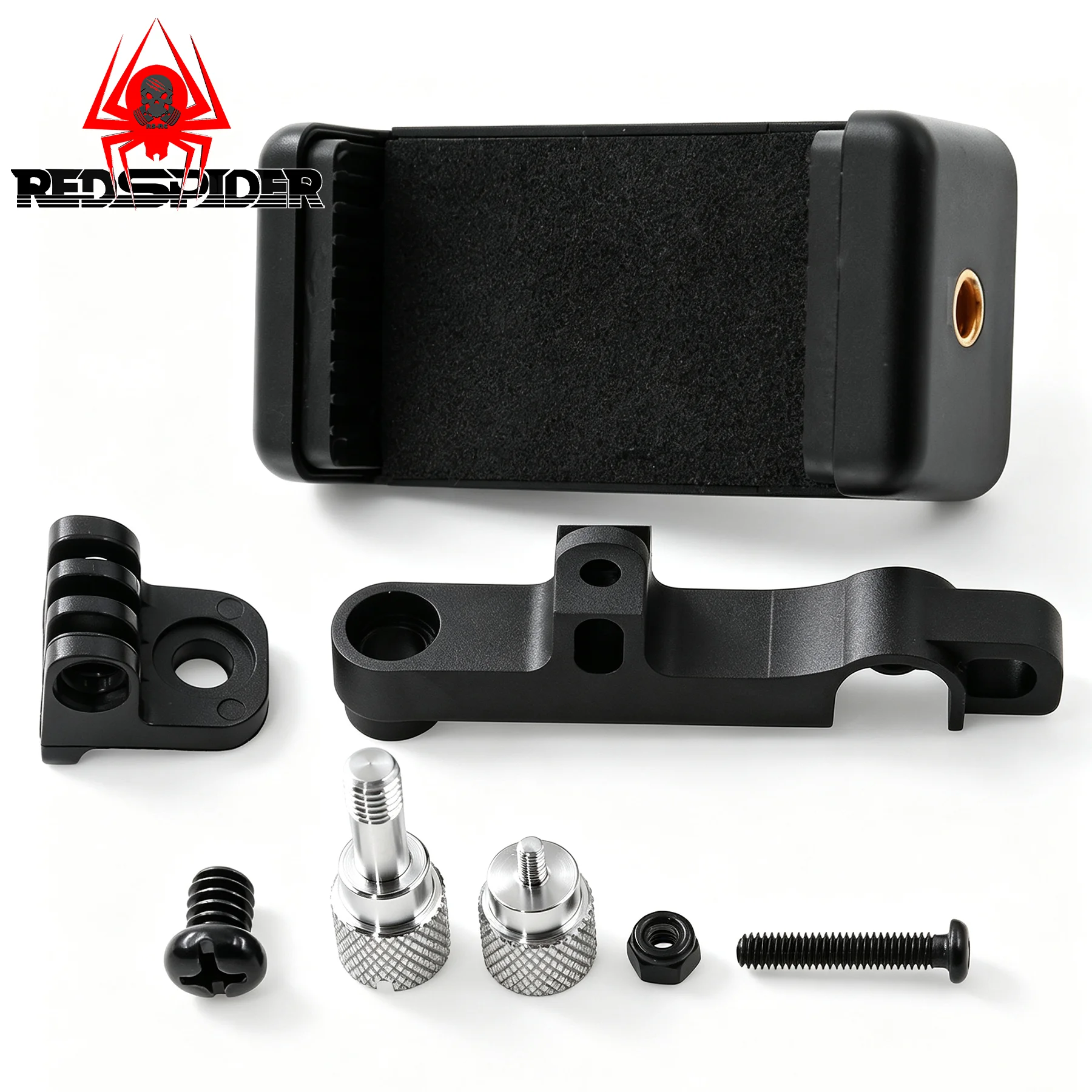RED SPIDER 1Pcs RC Phone Holder Bracket Mobile Mount Adjustable Stand For Flysky FS-i6S FS I6S Radio Remote Controller Accessori