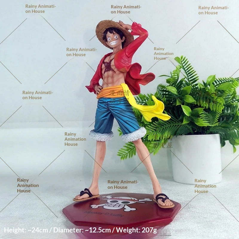 

Коллекционная фигурка Monkey D. Луффи из One Piece, 24 см, для декора стола, аниме-сувенир для фанатов отаку