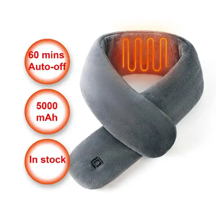 وشاح التدفئة الكهربائية للرجال والنساء ، 3 التروس ، USB ، قابل للغسل الرقبة دفئا ، غطاء الرقبة ، التفاف الصوف ، الشتاء