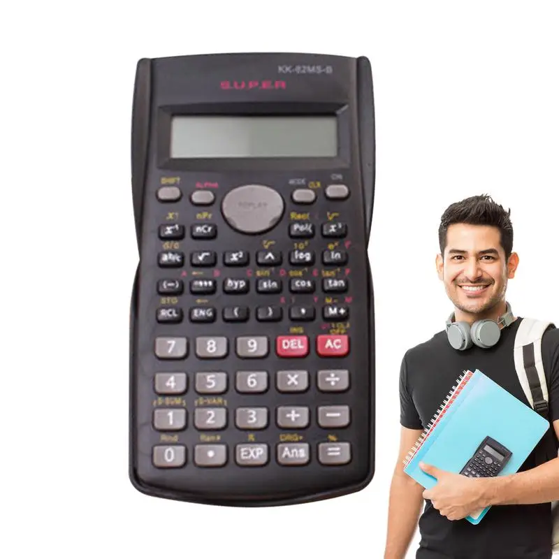 Scientific Calculator Non Graphing 12-Digit College Calculator 2 Lines Function Math Calculator Large Display For Classroom