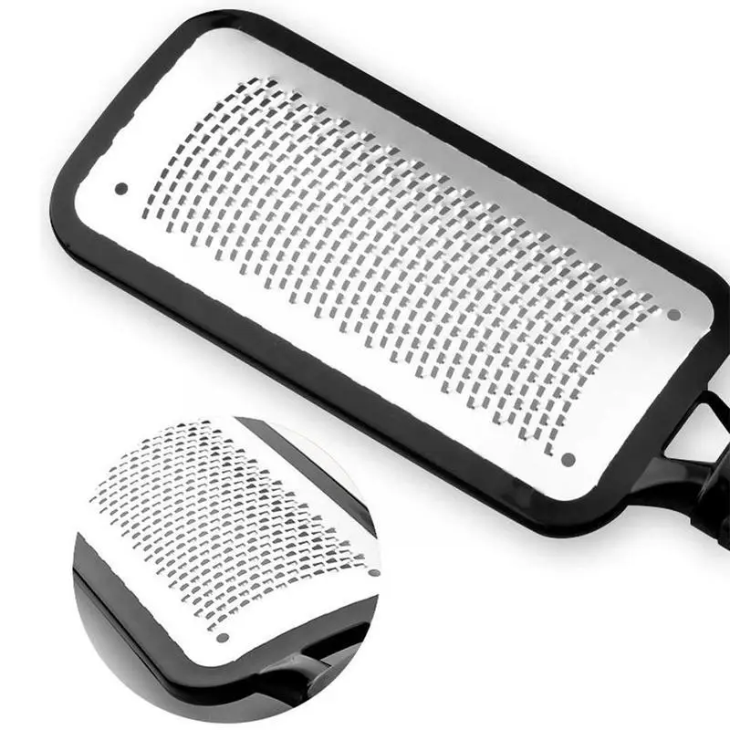 Preto Removedor Hard Dead Skin Scrubber Ralador Para Pés Calcanhar Rasp Arquivo Pé Pedicure Calo Pé Scrub Manicure Ferramentas Q6M1