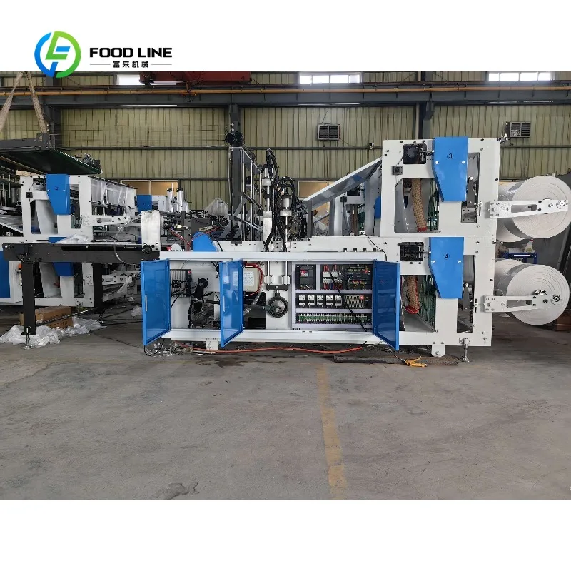 Customized High Speed Automatic T Shirt Plastic Bag Making Machine Shopping Plastic Bag Printing Machine for Small Business