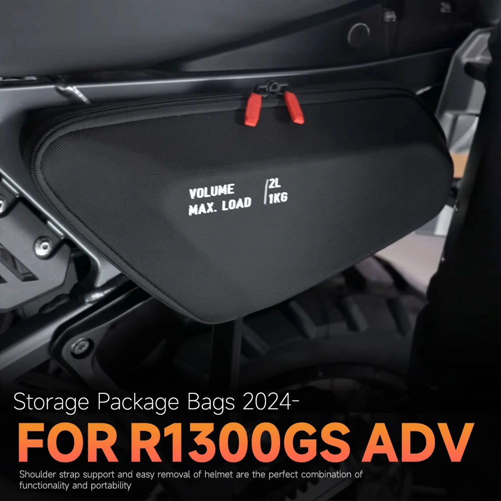

NEW For BMW R1300GS Adventure R 1300 GSA R1300 GS ADV 2024 2025 Motorcycle Side Frame Bag Storage Package Bags Waterproof Bag