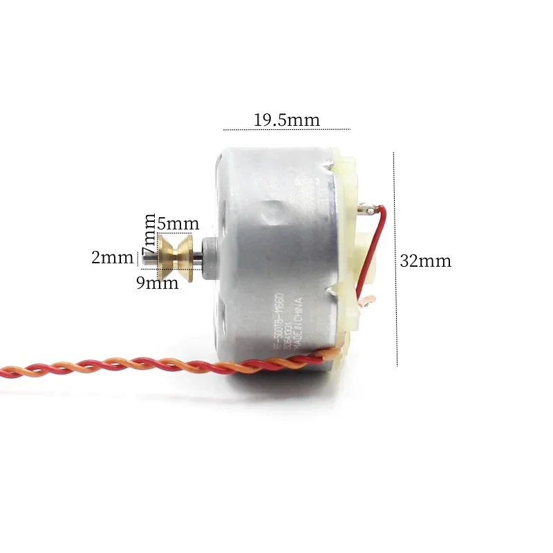 RF-500TB-11660 محرك صغير 500 تيار مستمر 6 فولت-12 فولت مايكرو 32 مللي متر محرك المغزل المستدير لعبة نموذج لتقوم بها بنفسك محرك المغزل حجم صغير