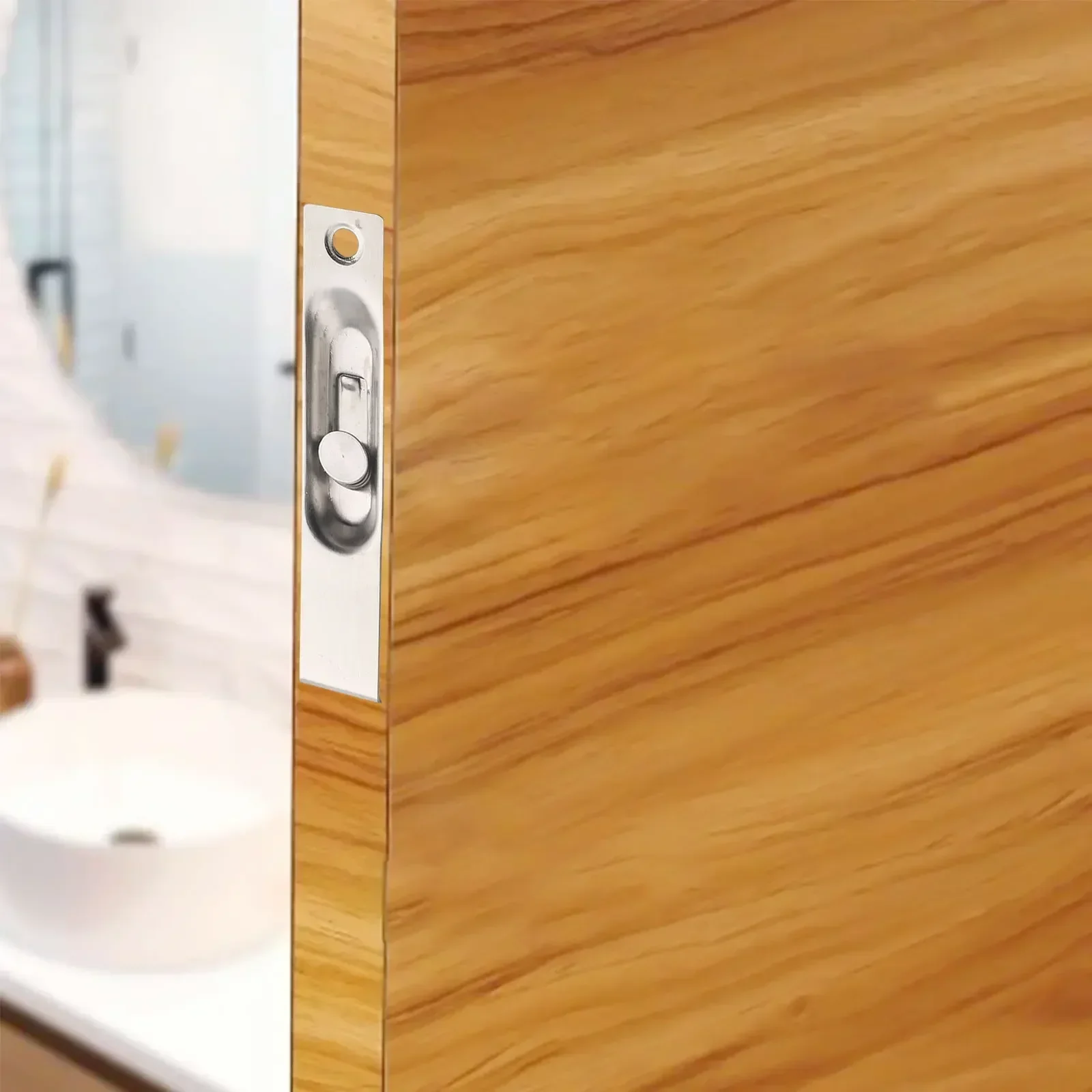 

Home Improvement Door Flush Bolt Garden Room 2set Easy To Install Hot Sale Reliable Stainless Steel Wear Resisting