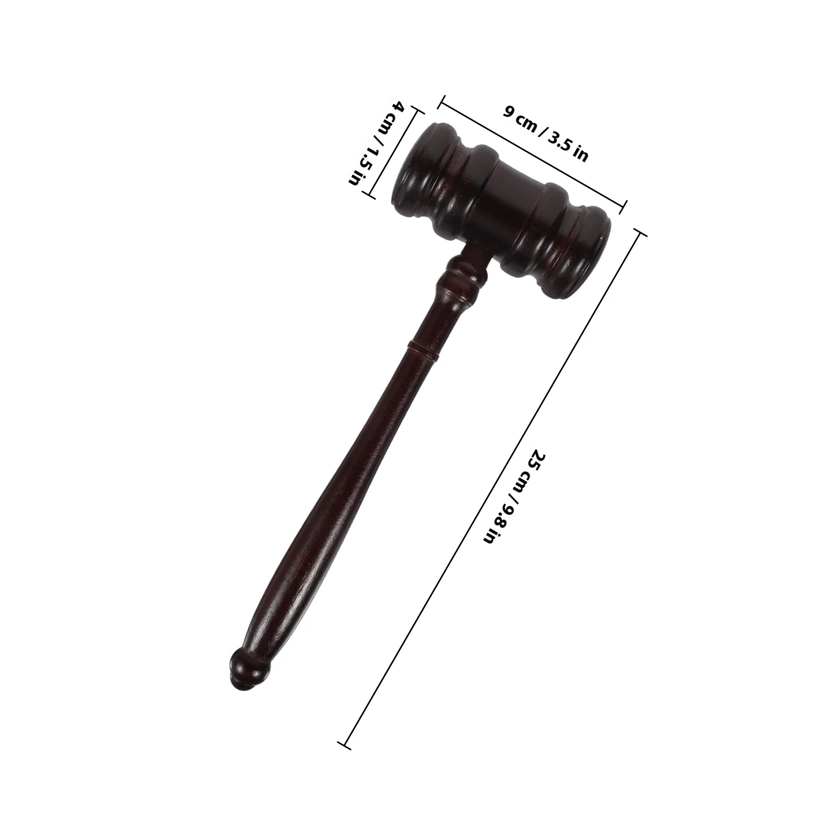1 قطعة مطرقة مزاد خشبية تصميم بسيط صوت عالٍ واضح لقاضي المحامي رئيس المطرقة أداة المزاد