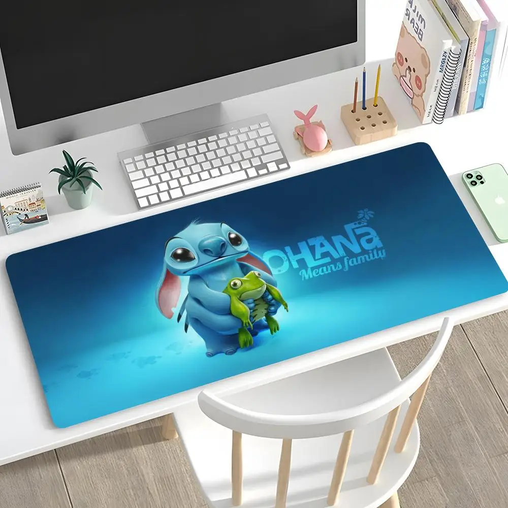 

L-Lilo and Stitch Mouse Pad HD Gaming Accessories Desk Mat Computer Table Mouse Mats Gamer Keyboard Cabinet 900X400 Mousepad