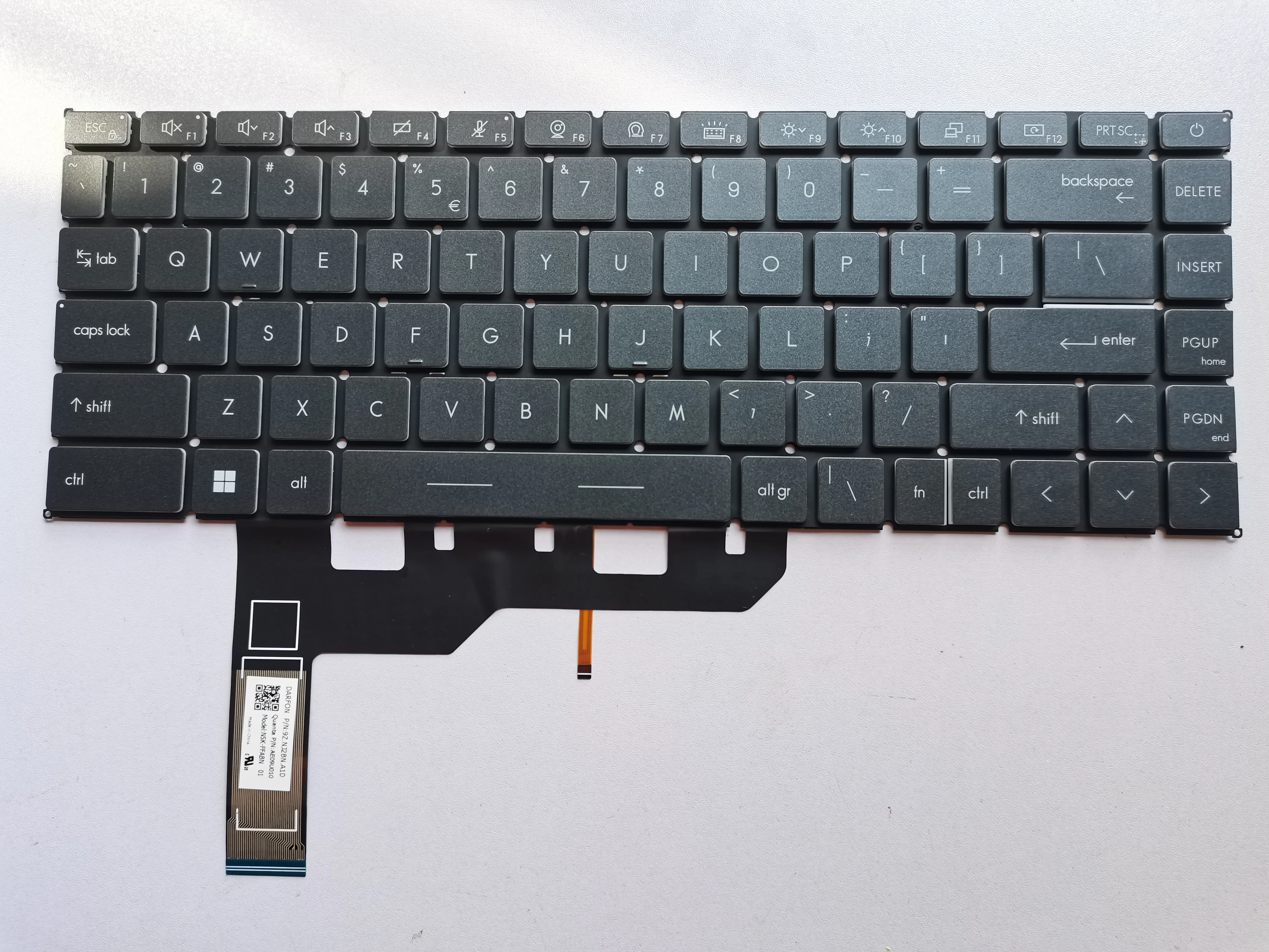 NeW For MSI GE66 GS66 AE09U010 NSK-FFABN MS-16V1 GP66 MS-1542 MS-16V2 MS-16V3 M S-14C1 MS-14C2 Per-KeyUS Keyboard White Backlit