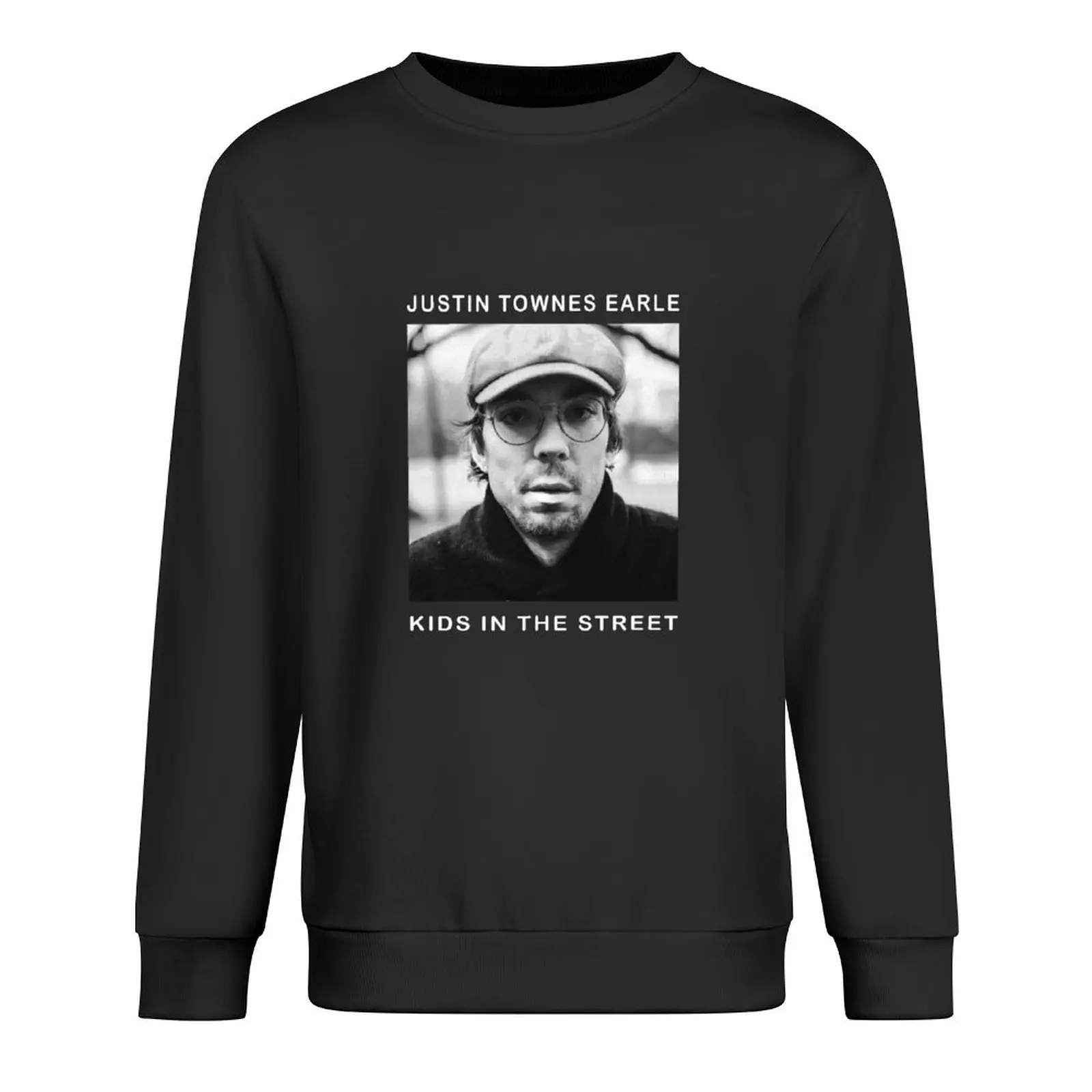 

Kids in the street (justin townes earle) Pullover aesthetic clothing men's sweat-shirt set korean style clothes sweatshirts men