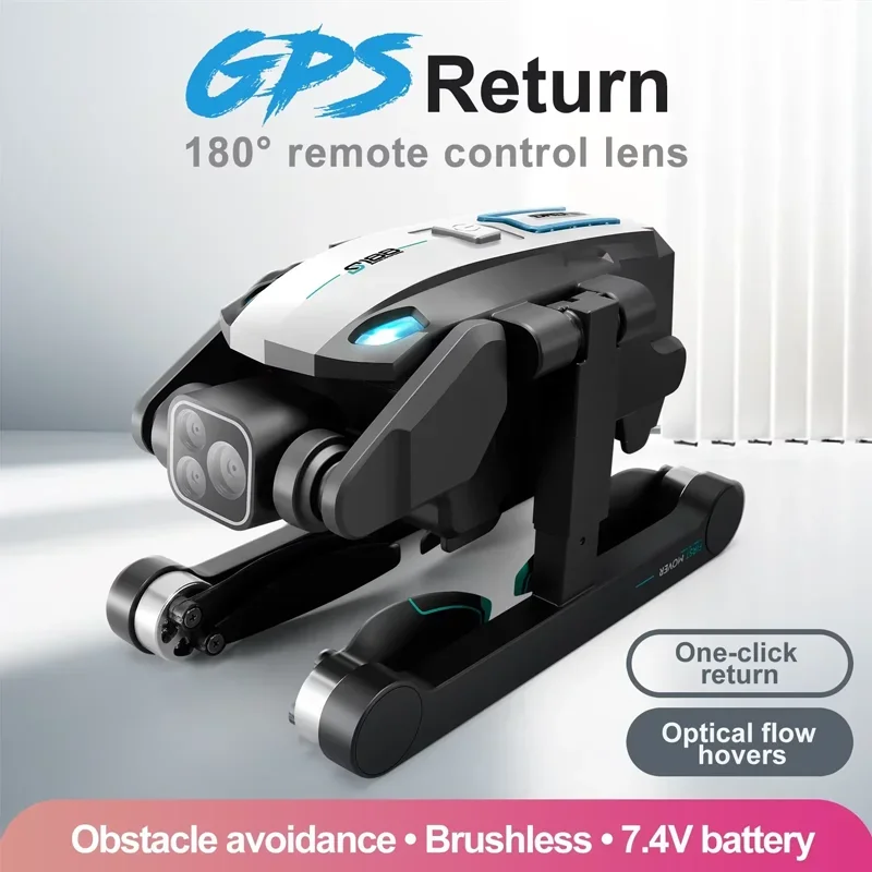 S188 نظام تحديد المواقع بدون طيار مع 5G واي فاي 8K HD كاميرا تدفق بصري تجنب العوائق طوي فرش كوادكوبتر للتصوير الفوتوغرافي لعبة الهدايا