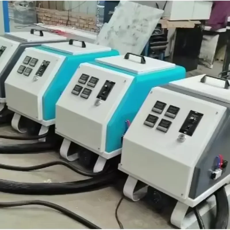 WONDEC PLC Controlled Portable Automatic Hot Melt Butyl Adhesive Extruder with Pump for Insulated Glass Sealing Machine
