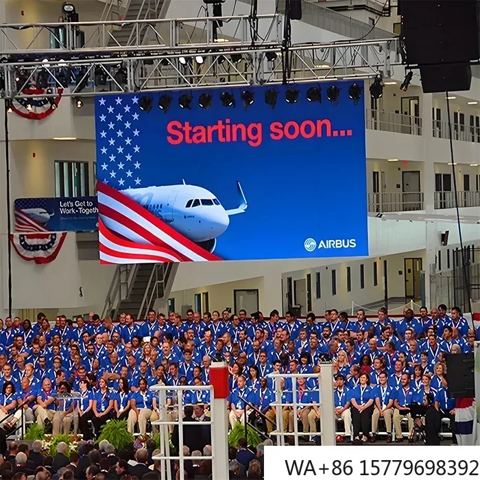 

3x2m Outdoor HD LED Rental Video Wall Quick Installation P2.604/P2.976