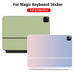 Magic keyboard skin for 2022 ipad pro6 12.9 11inch protection Cover sticker film for ipad Air 4 5th air5 2021 Gradient full set