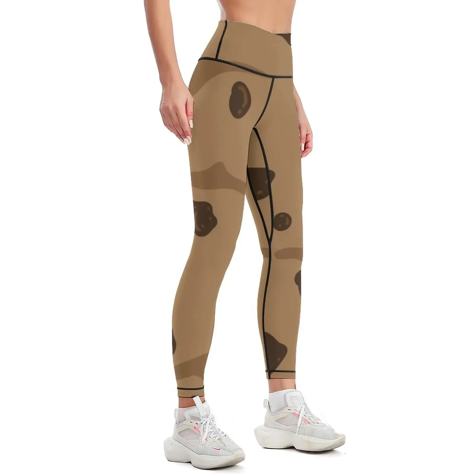 Cute Chocolate Chip Pattern Leggings workout shorts flared Female legging pants Women's sports pants Womens Leggings