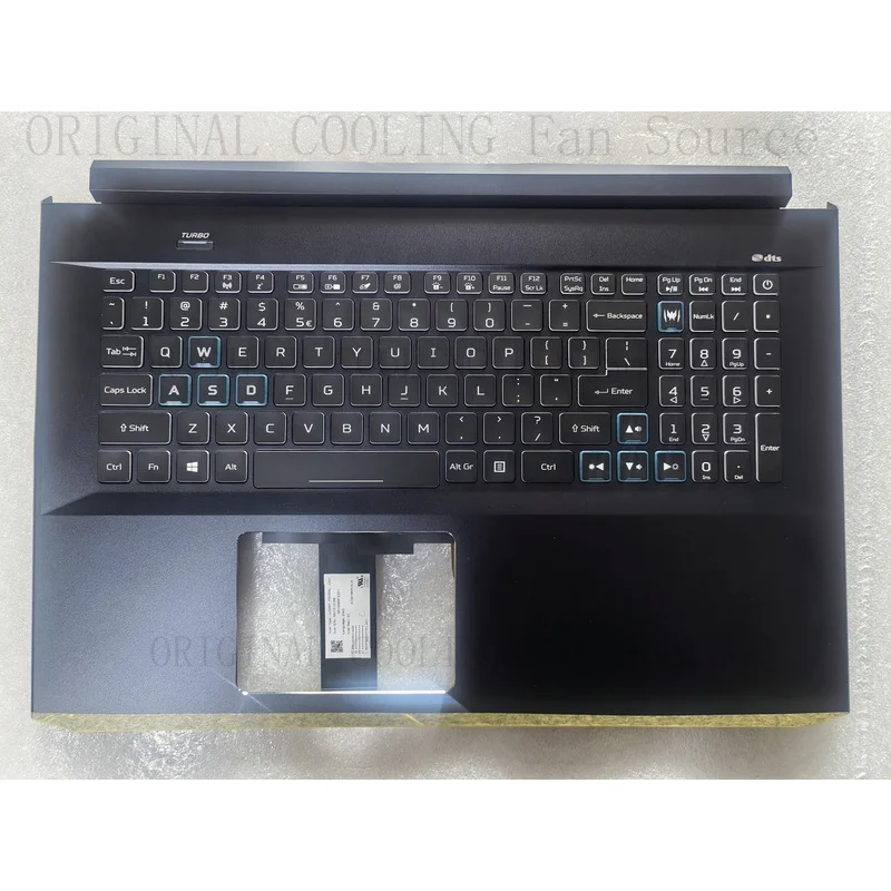 R+  For Acer Predator Helios 300 PH317-53 Laptop Palmrest Blue with Keyboard US