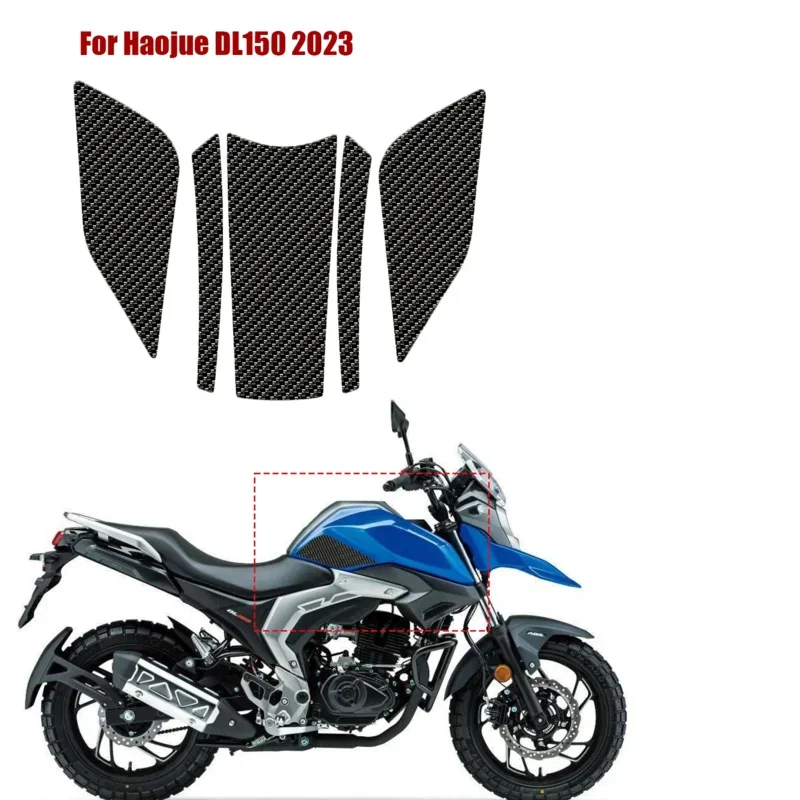 

For Haojue dl150 DL 150 2023 new motorcycle anti slip fuel oil tank pad side knee grip decal protector sticker pads