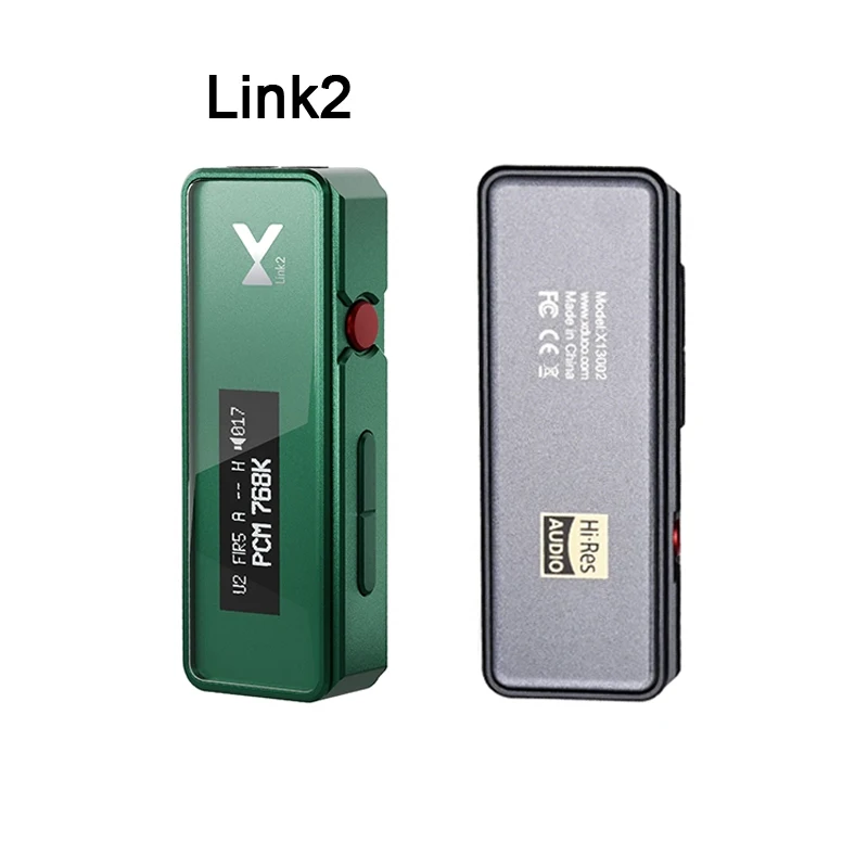 

XDUOO Link2 Protable USB DAC AMP Headphone Amplifier Decoding 2x CS43198 Hi-res Audio Amplifier Type C Input 3.5mm+4.4mm Output