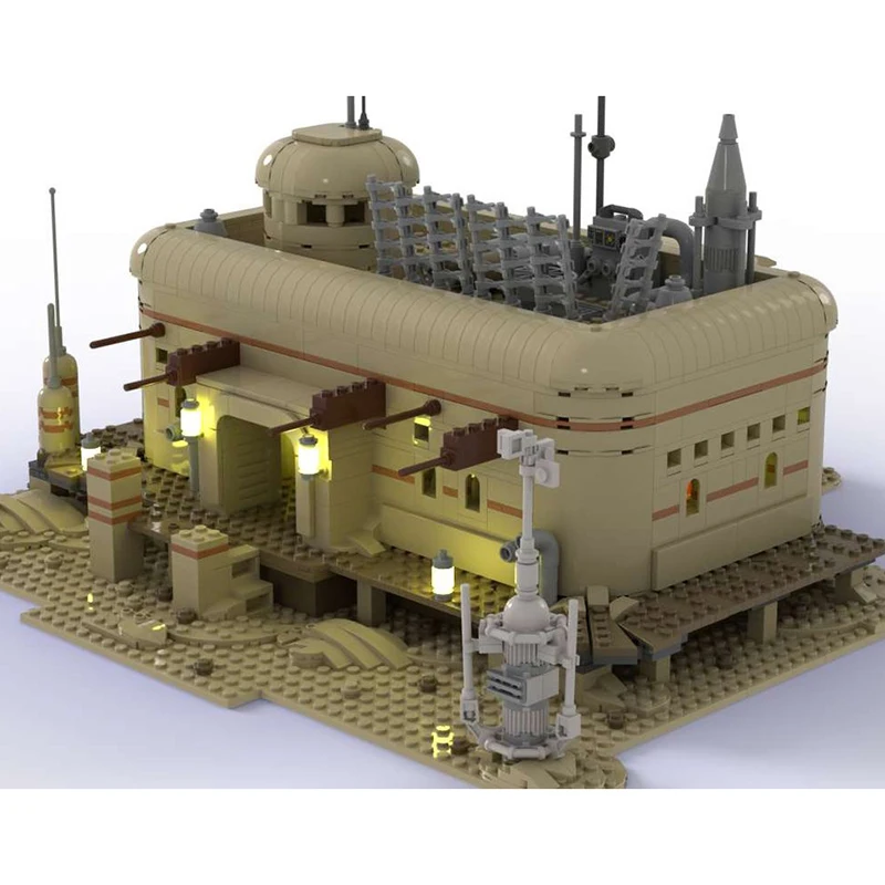 Popular Star Movie Moc Building Block Tavern Model Technology Brick DIY Assembly Modular Famous Construction Toy Holiday Gifts